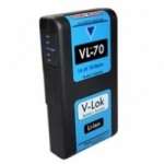 Hawk-Woods VL-70 (VL70) V-Lok Li-Ion Camera Battery 70W (14.4V) Hawk-Woods VL-70 (VL70) V-Lok Li-Ion Camera Battery 70W (14.4V)